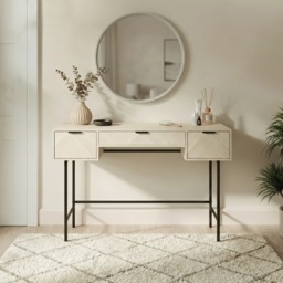 OHS Chevron Dressing Table - Stone Wash - thumbnail 1