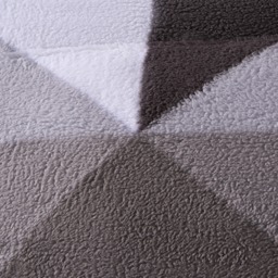 OHS Teddy Geometric Coverless 10.5 Duvet & Pillowcases, Grey - Double - thumbnail 5