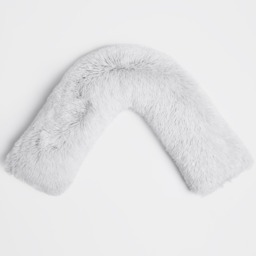 OHS Long Hair V Shape Pillow - Grey - thumbnail 4