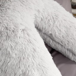 OHS Long Hair V Shape Pillow - Grey - thumbnail 5