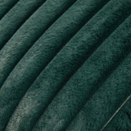 OHS Faux Fur Thick Ribbed Cushion Covers - Green - thumbnail 5