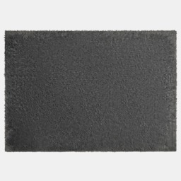 OHS Soft Fluffy Floor Rug, Charcoal - 80 x 150cm - thumbnail 2