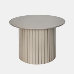 OHS Madison Ribbed Round Coffee Table - Natural - thumbnail 2