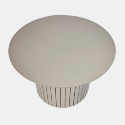 OHS Madison Ribbed Round Coffee Table - Natural - thumbnail 3
