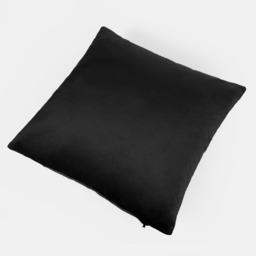 OHS 2 Pack Matte Velvet Cushion Covers - Black - thumbnail 3