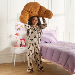 OHS Claude The Croissant Cuddle Cushion - Brown - thumbnail 3