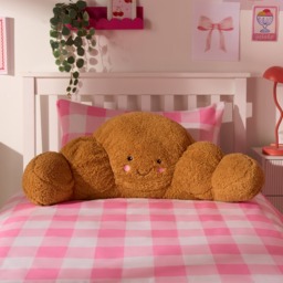 OHS Claude The Croissant Cuddle Cushion - Brown