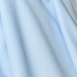 OHS Plain Fleece Throw, Baby Blue - 120 x 150cm - thumbnail 2