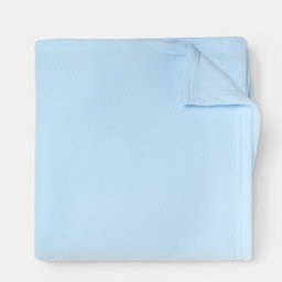 OHS Plain Fleece Throw, Baby Blue - 120 x 150cm - thumbnail 4