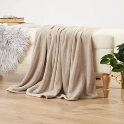 OHS Supersoft Throw, Mink - 200 x 240cm - thumbnail 2