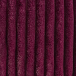OHS Faux Fur Thick Ribbed Throw, Burgundy - 150 x 200cm - thumbnail 5