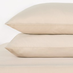 OHS 2 Pack Plain Dyed Housewife Pillowcases - Stone - thumbnail 4