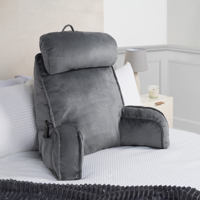 OHS Cuddle Cushion with Head Rest - Grey - image 1