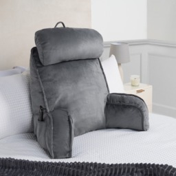 OHS Cuddle Cushion with Head Rest - Grey - thumbnail 1