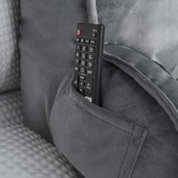 OHS Cuddle Cushion with Head Rest - Grey - thumbnail 3