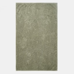 OHS Jacquard Texture Leaf Towel, Sage Green - Hand Towel - thumbnail 5