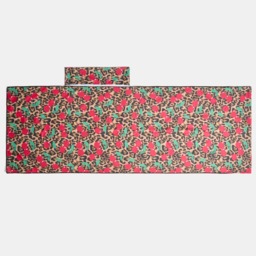 OHS Cherry Leopard Print Beach Towel in a Bag - Natural - thumbnail 5