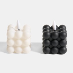 OHS LED Bubble Candle, Monochrome - 2 Pack - thumbnail 3