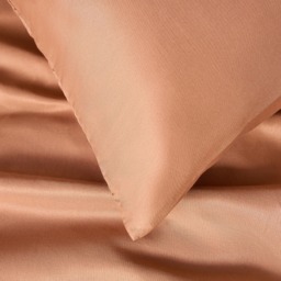 OHS Plain Duvet Cover Set, Toffee - Double - thumbnail 3