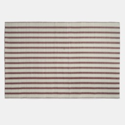 OHS Vintage Stripe Outdoor Rug, Chocolate/Cream - 160 x  230cm - thumbnail 3