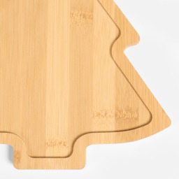 OHS Wooden Christmas Tree Plate - Natural - thumbnail 4
