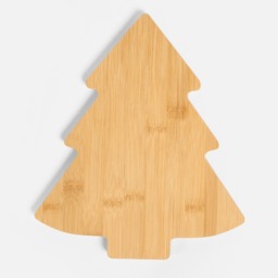 OHS Wooden Christmas Tree Plate - Natural - thumbnail 5