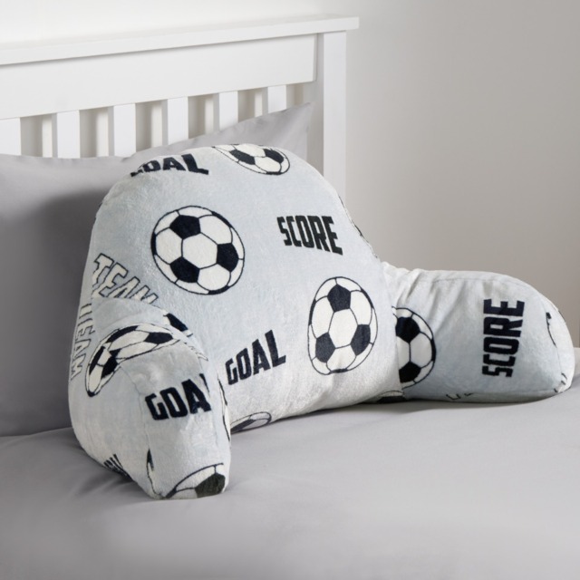 OHS Kids Football Fleece Cuddle Cushion - Grey - image 1