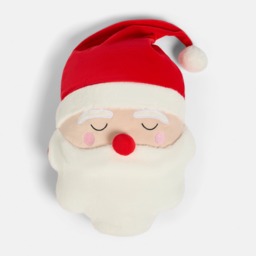 OHS Santa Shaped Cushion - Red - thumbnail 3