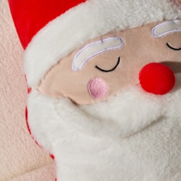 OHS Santa Shaped Cushion - Red - thumbnail 2