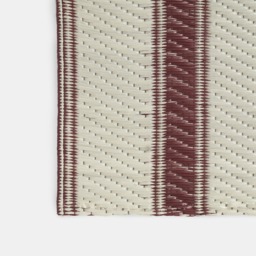 OHS Vintage Stripe Outdoor Rug, Chocolate/Cream - 120 x 170cm - thumbnail 5