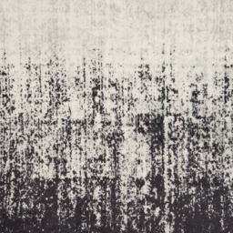 OHS Washable Abstract Printed Rug, Monochrome - 160 x 230cm - thumbnail 4