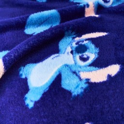OHS Stitch Printed Throw - Blue - thumbnail 2