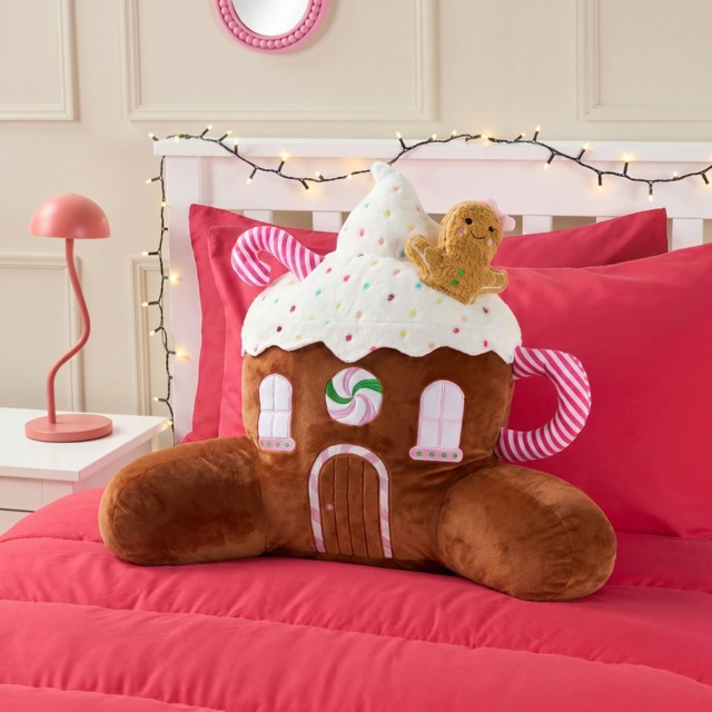 OHS Gingerbread Latte Cuddle Cushion - Brown - image 1