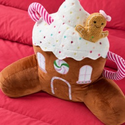OHS Gingerbread Latte Cuddle Cushion - Brown - thumbnail 2