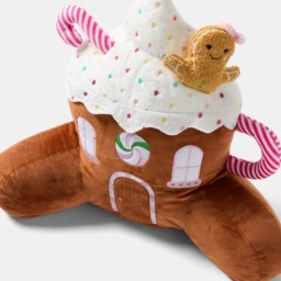 OHS Gingerbread Latte Cuddle Cushion - Brown - thumbnail 4