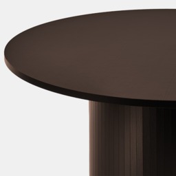 OHS Madison Ribbed Dining Table - Coffee - thumbnail 2