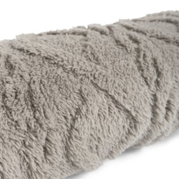 OHS Cable Knit Draught Excluder - Grey - thumbnail 4