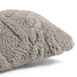 OHS Cable Knit Draught Excluder - Grey - thumbnail 5