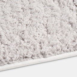 OHS Cosy Teddy Rug, Silver - 120 x 170cm - thumbnail 4