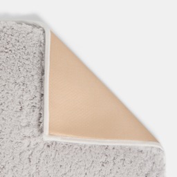 OHS Cosy Teddy Rug, Silver - 120 x 170cm - thumbnail 5