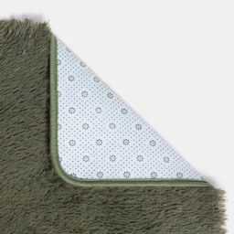 OHS Soft Fluffy Rug, Woodland Green - 120 x 170cm - thumbnail 5