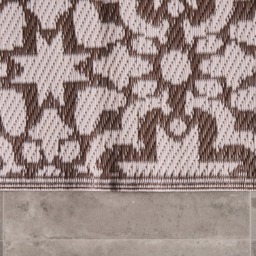 OHS Tile Print Reversible Outdoor Rug, Natural - 160 x 230cm - thumbnail 4