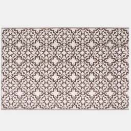 OHS Tile Print Reversible Outdoor Rug, Natural - 160 x 230cm - thumbnail 5
