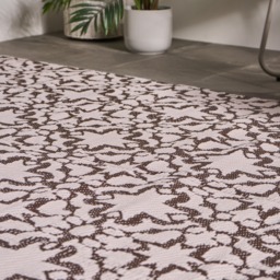 OHS Tile Print Reversible Outdoor Rug, Natural - 160 x 230cm - thumbnail 3