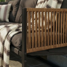 OHS Santorini 5 Seater Corner Sofa Set - Chocolate - thumbnail 2