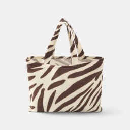OHS Zebra Beach Towel in a Bag - Brown - thumbnail 4