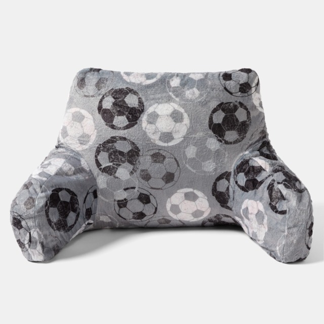 OHS Football Fleece Cuddle Cushion - Charcoal - image 1