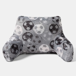 OHS Football Fleece Cuddle Cushion - Charcoal - thumbnail 1