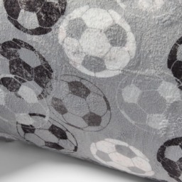 OHS Football Fleece Cuddle Cushion - Charcoal - thumbnail 4
