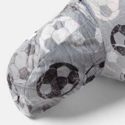 OHS Football Fleece Cuddle Cushion - Charcoal - thumbnail 3